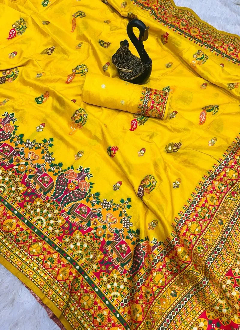 SF 826 Shubh Pashmina Silk Occasion Sarees Wholesale Market In Surat